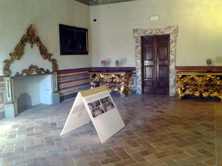 Una delle sale di palazzo Parisani Bezzi