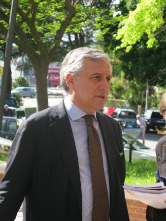 Il vicepresidente vicario del parlamento europeo Antonio Tajani
