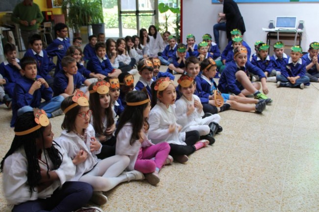 I bambini della scuola primaria di Castelraimondo