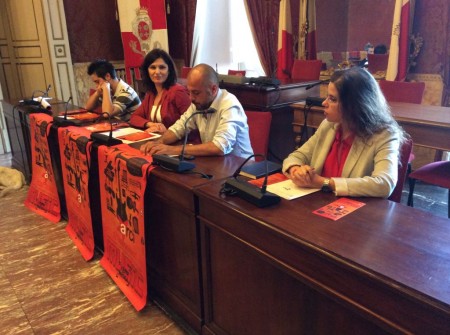 Lucrezia Boari, Matteo Petracci, Stefania Monteverde e Gianluca Ioannisci durante la conferenza di presentazione della 19° Festa della Musica