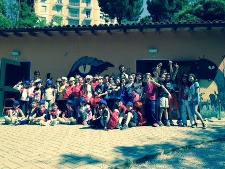 I ragazzi che hanno partecipato al progetto Riciclasse