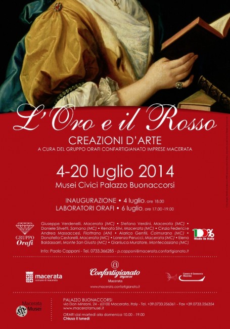 70x100 L'oro e il Rosso OK