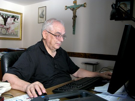 Don Luigi Barracca, preside dell'Istituto dei Salesiani