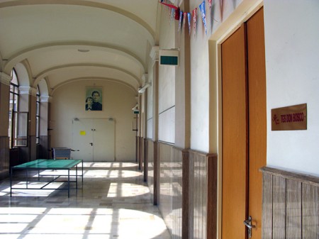 Interno dell'istituto dei Salesiani,