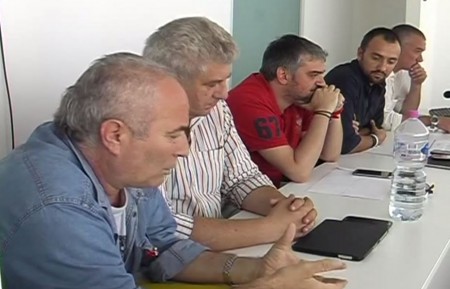Da sinistra: Antonio Bori, Alfonso Cifati, Manuel Broglia, Daniele Principi e Daniel Taddei