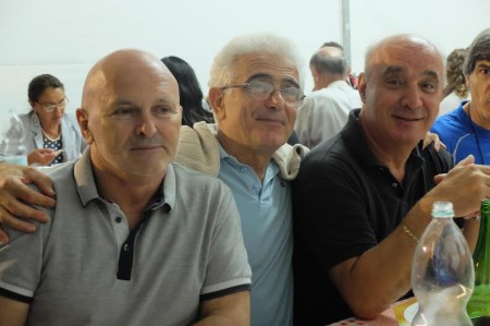 il presidente della Meridiana Giuseppe Spernanzoni durante la cena