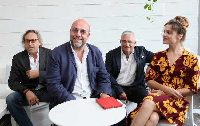Daniele Maria Angelini,  Paolo Virzì, Alfredo Di Lupidio e Micaela Ramazzotti