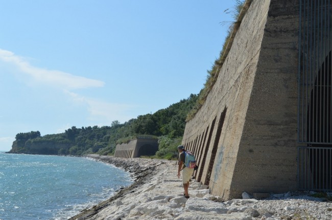 La ferrovia fantasma a Ortona. Foto di Manuela Magagnini (1)