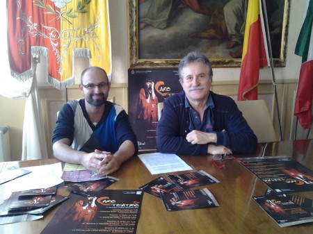 Da sinistra Marco Ciucci e Luigi Ciucci della Compagnia Piccola Ribalta, promotori di Caro Teatro