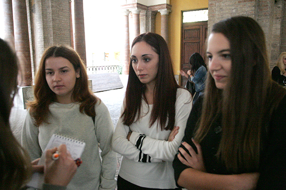 Ilaria, Daniela e Irene