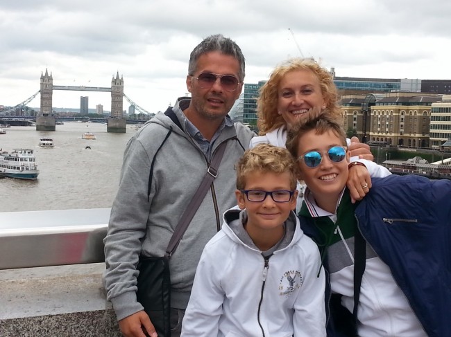 Tower Bridge, Londra, famiglia Roberto Cologni