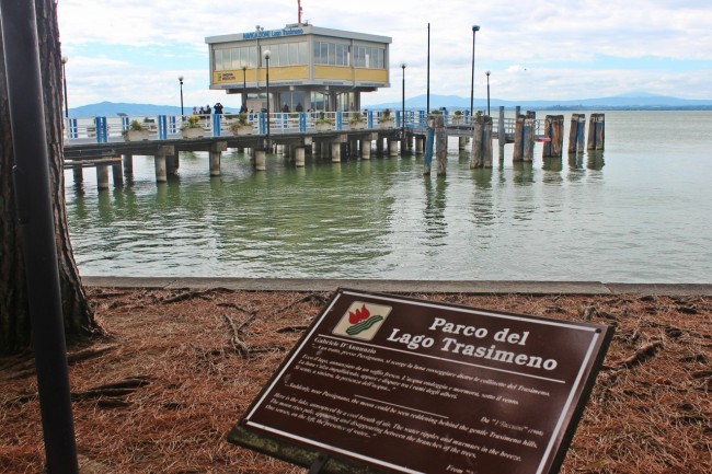 Lungo Lago presso Passignano sul Trasimeno