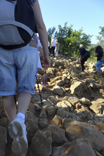 Medjugorje. Podbrdo collina delle Apparizioni. Foto Fausto Mei