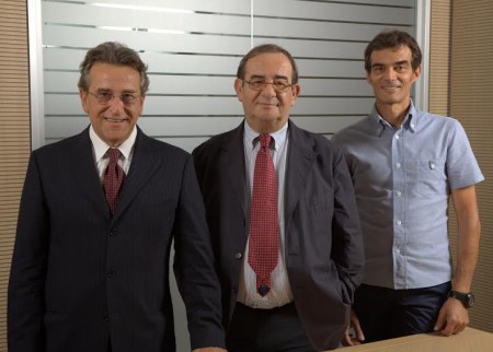 da sinistra Luciano Bagnobianchi, Angelo Sagripanti, Claudio Sagripanti