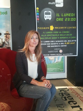 Monica Perugini titolare del Multiplex di Piediripa