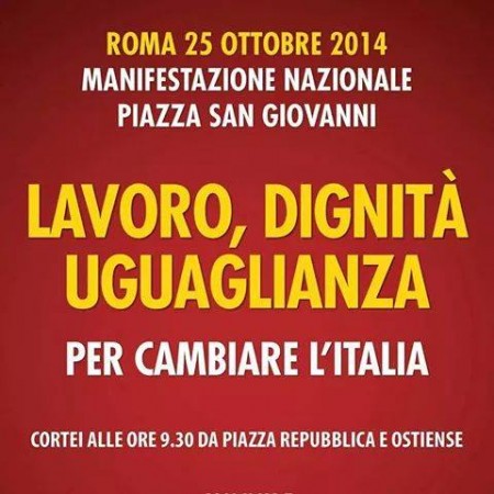 25 ottobre cgil