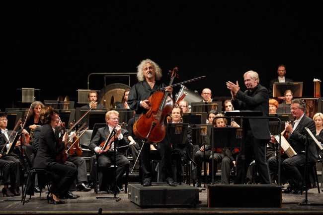 il violoncellista Mischa Maisky