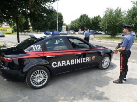Una pattuglia dei carabinieri