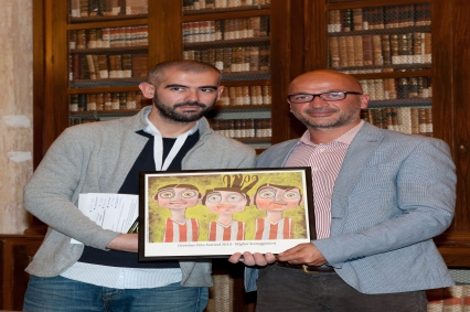 Pres.Pindaro Michele Spagnuolo con il partner Alberto Monachesi (Tipicità)