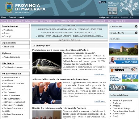 sito provincia
