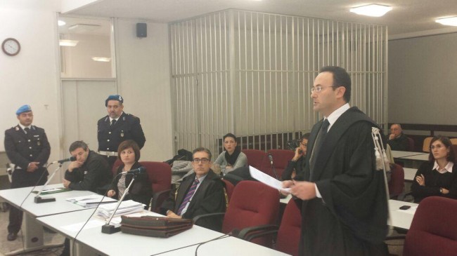 Il processo in corte d'Assise a Macerata
