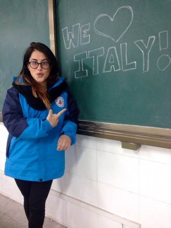 Silvia Brachetta a scuola