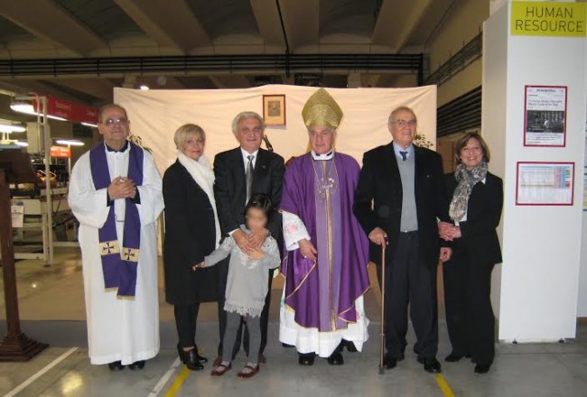L’arciviscovo di Camerino, mons. Francesco Brugnaro, ha celebrato la messa