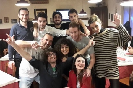 Il cast di Punto G
