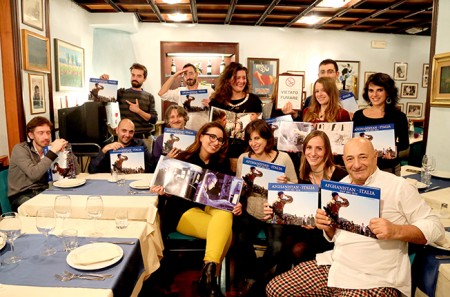 Guido Picchio con la redazione di CM 