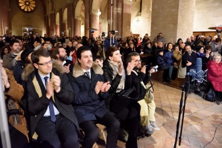 Requiem. Da sx Roberto Broccolo, Paolo Giubileo, Annalisa Cegna e Claudio Gaetani (Foto di Carlo Torresi)