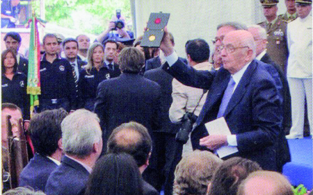 Napolitano a Serravalle nel 2007