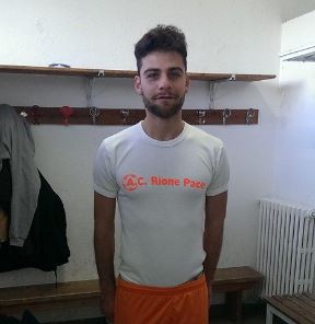 Mattia Piccioni, attaccante del Rione Pace