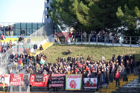 La tifoseria della Maceratese è pronta ad incitare i propri beniamini contro il Celano