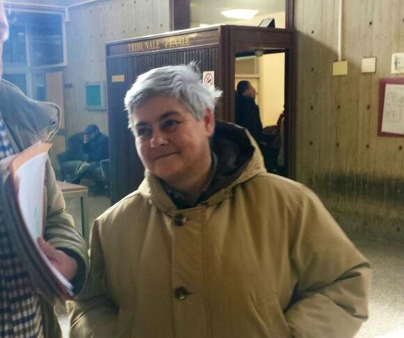 Mirella Tardella in tribunale