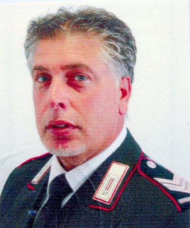 Il brigadiere capo Piero Mangia per molti anni in servizio alla Compagnia carabinieri di Tolentino
