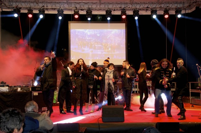 La festa in piazza a Civitanova