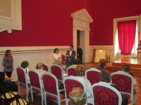 Loretta Marcon in visita a Recanati