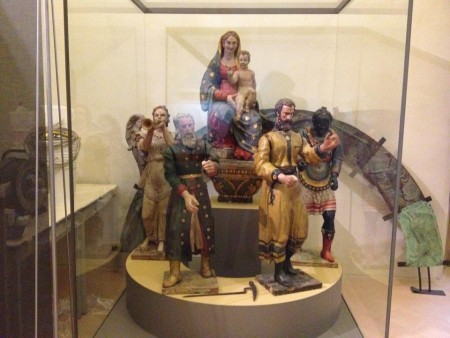 I pupi originali dell'orologio della torre civica