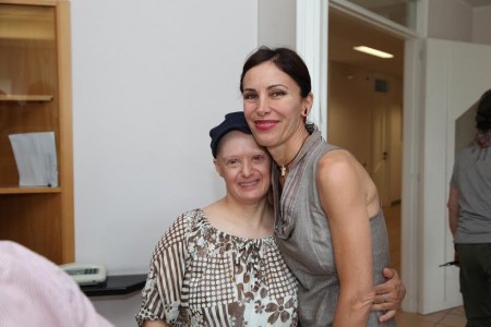 Tiziana Foschi la scorsa estate in visita all'Affas 