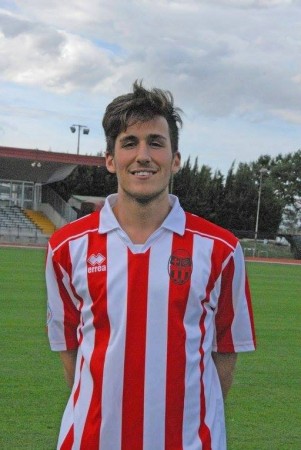 Filippo Ricci con la maglia della juniores della Maceratese