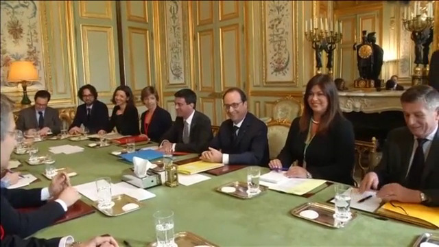 Nella foto: la settempedana Federica Cianficconi accanto al presidente francese Francois Hollande