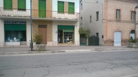 Il luogo dove è accaduto lo scippo a Belforte del Chienti