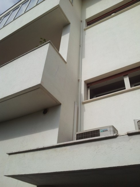 Il particolare del balcone