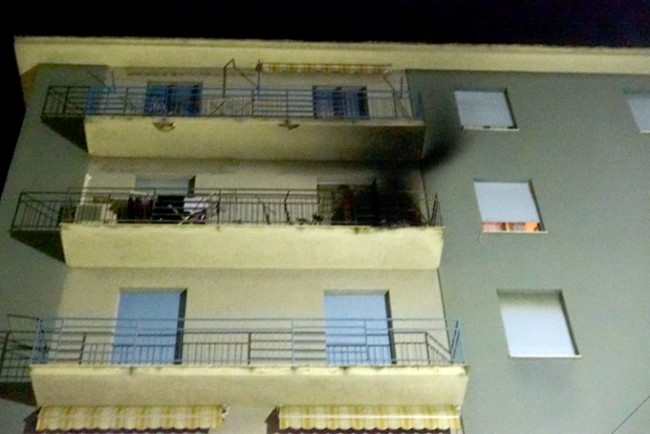 Incendio via Severini Marceta vigili del fuoco 2