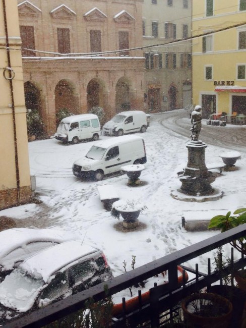 Neve a Camerino - foto di Andrea Pistolesi
