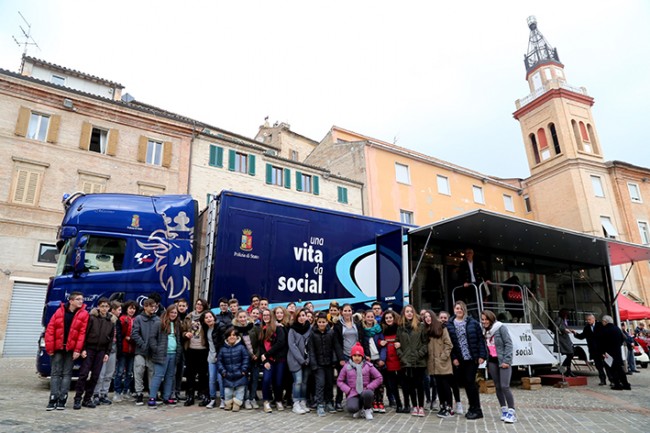 L'evento con la polizia di Stato