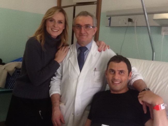 Serena-Autieri-e-dottor-Caraffa-con-marito-Enrico