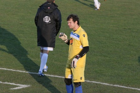 Il portiere del Matelica Filippo Spitoni