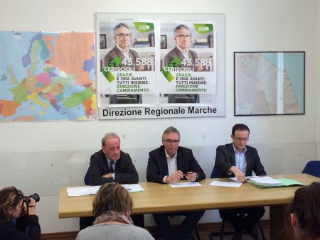 La presentazione nella sede regionale del Partito Democratico