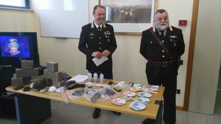 La conferenza stampa dopo l'arresto di Davide Storlazzi